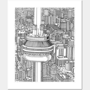 TV Tower in Canada Posters and Art
